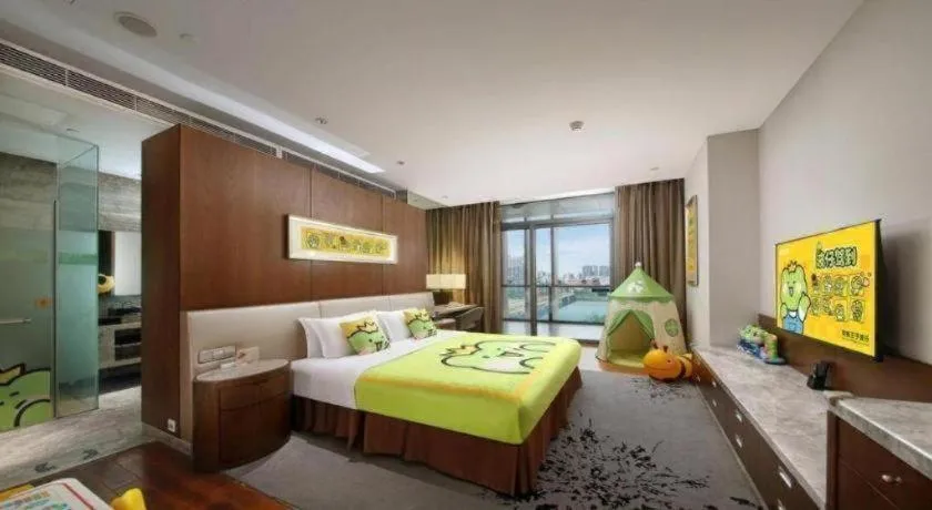 Bed in Fliport Hotel Zhangzhou Yuanshan