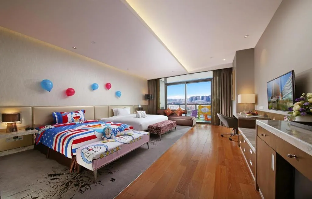 Bed in Fliport Hotel Zhangzhou Yuanshan