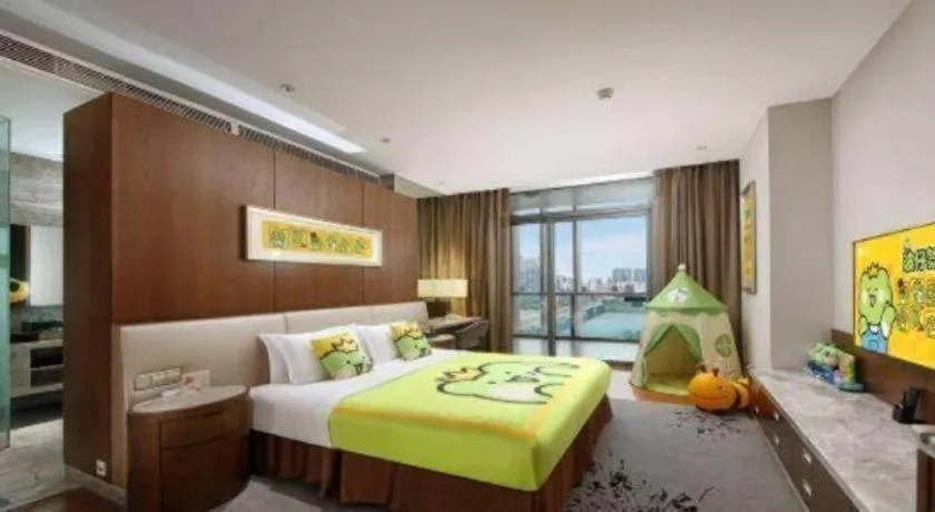 Bed in Fliport Hotel Zhangzhou Yuanshan