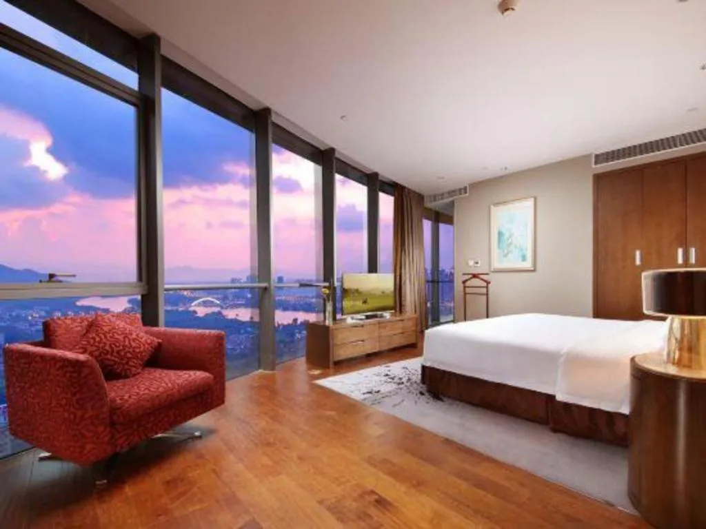 Bed in Fliport Hotel Zhangzhou Yuanshan