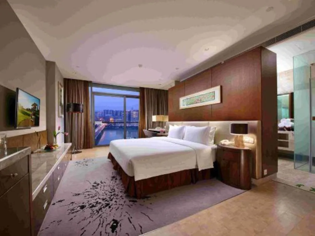 Bed in Fliport Hotel Zhangzhou Yuanshan