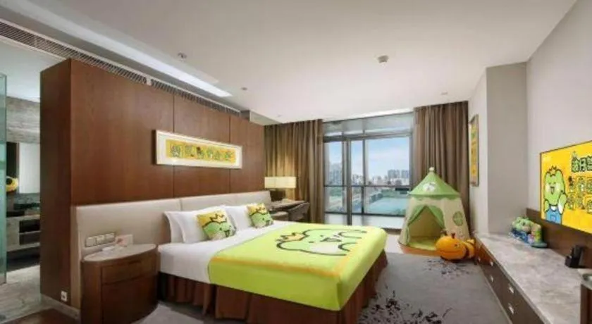 Bed in Fliport Hotel Zhangzhou Yuanshan