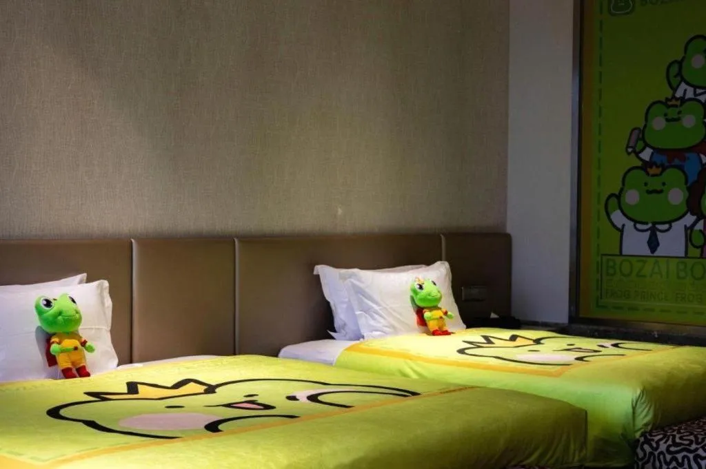 Bed in Fliport Hotel Zhangzhou Yuanshan