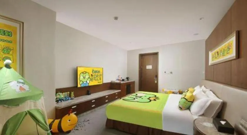 Bed in Fliport Hotel Zhangzhou Yuanshan