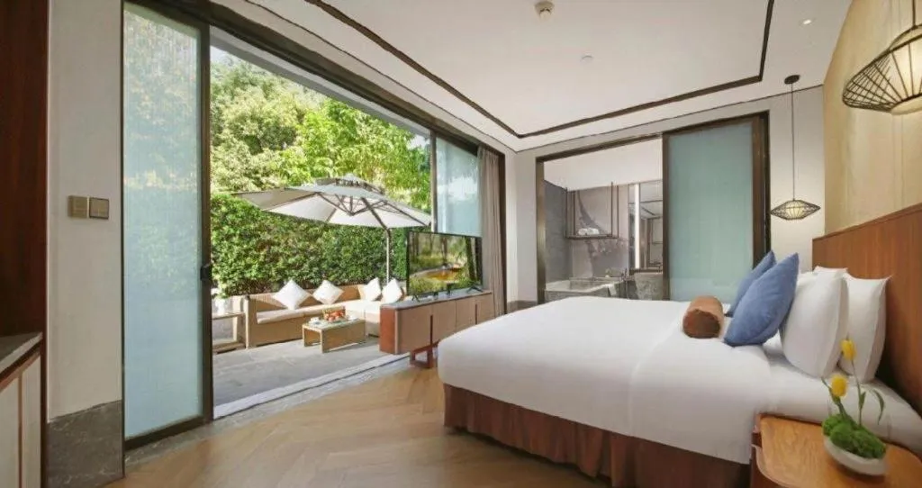 Bed in Fliport Hotel Zhangzhou Yuanshan