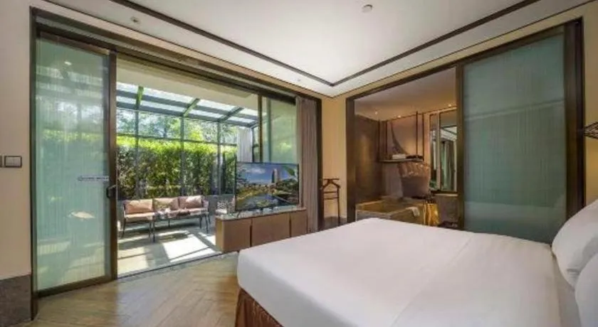 Bed in Fliport Hotel Zhangzhou Yuanshan