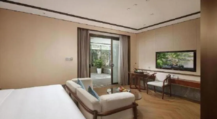 Bed in Fliport Hotel Zhangzhou Yuanshan