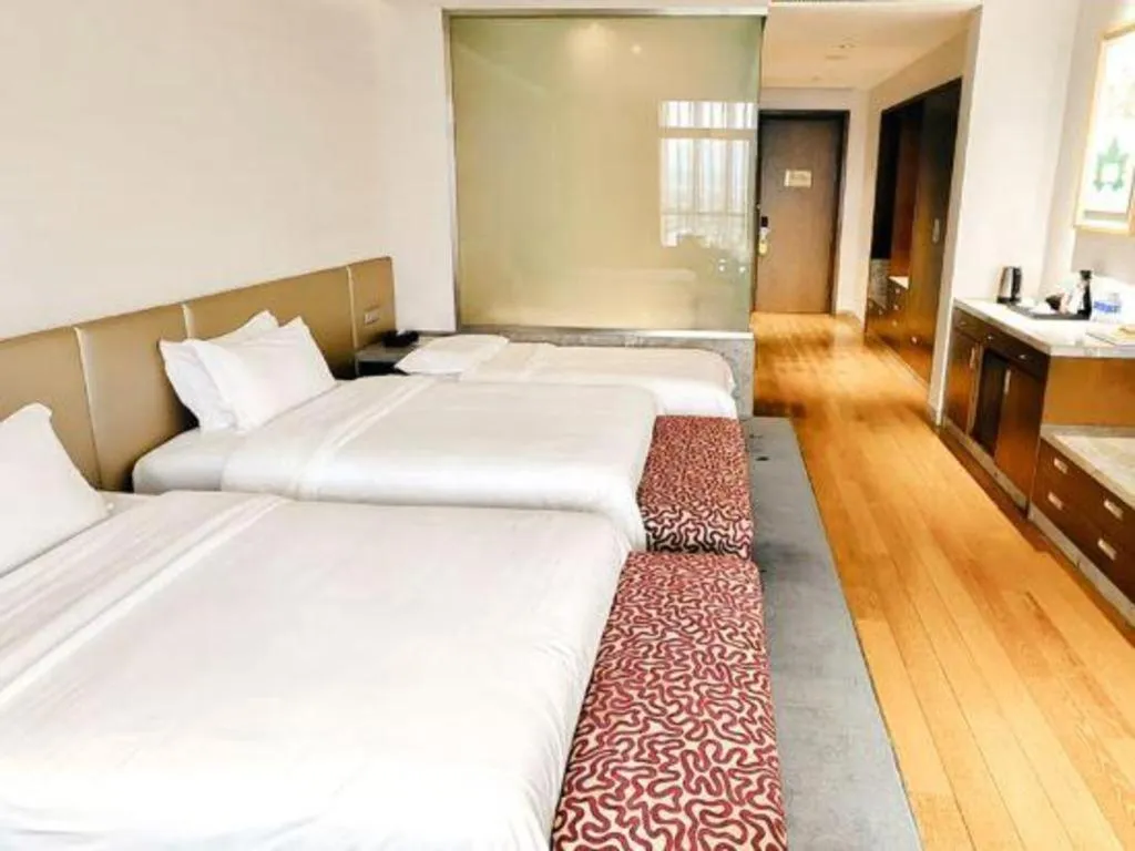 Bed in Fliport Hotel Zhangzhou Yuanshan