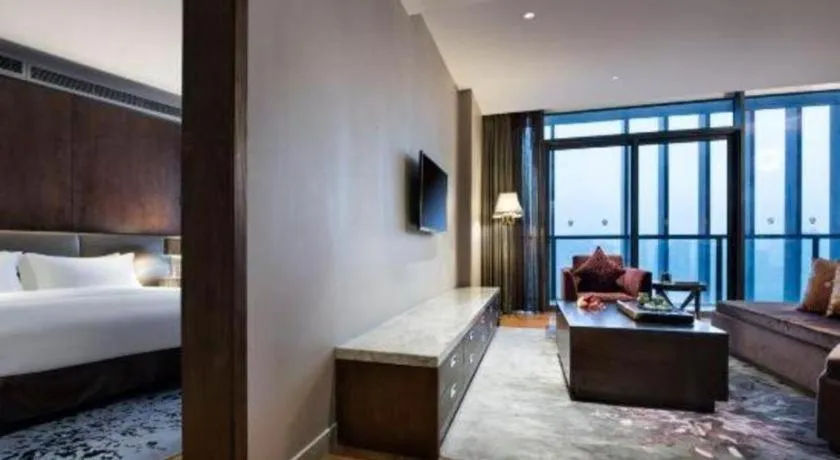 Bed in Fliport Hotel Zhangzhou Yuanshan