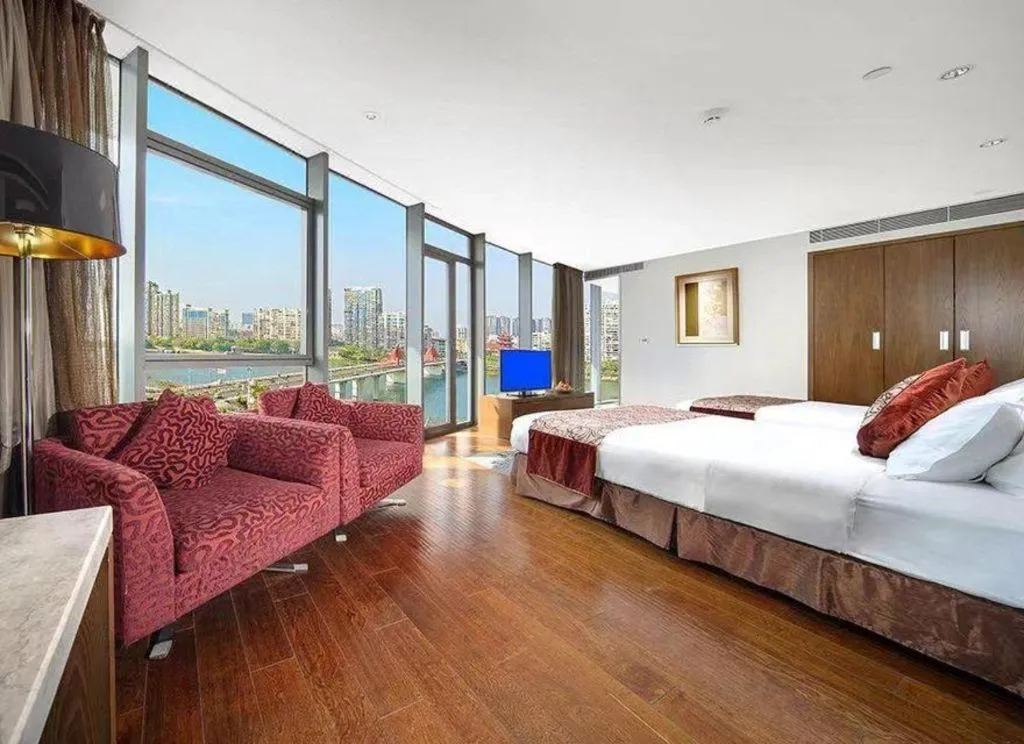 Bed in Fliport Hotel Zhangzhou Yuanshan