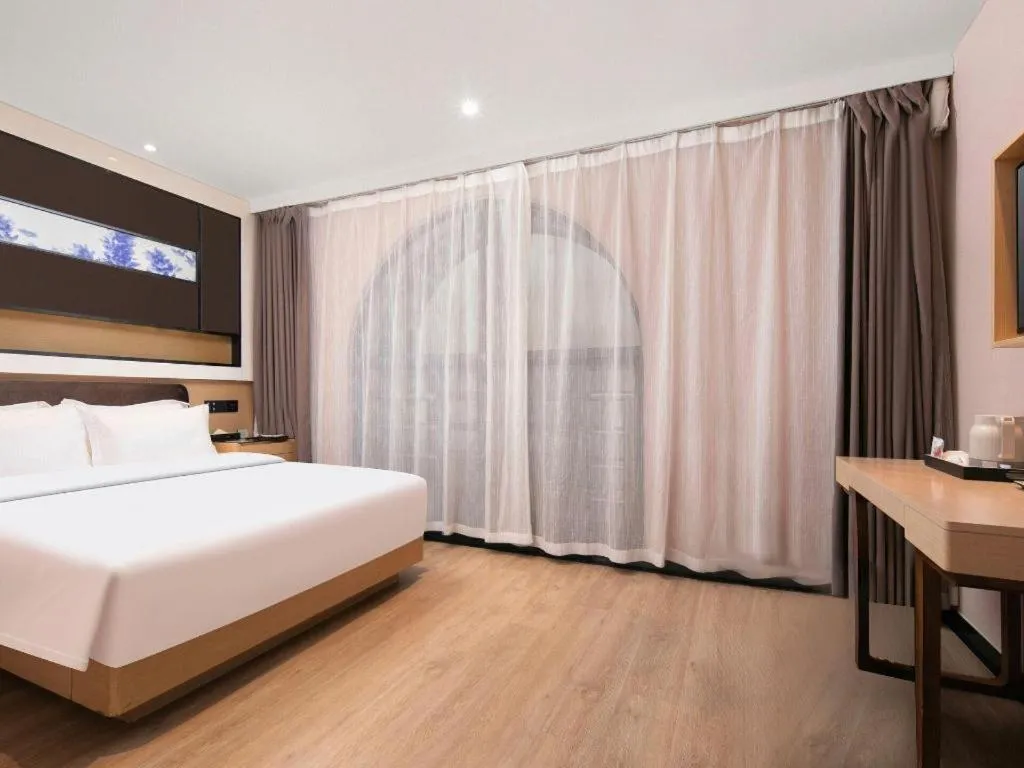 Bed in Lavande Hotel Wuhan Huanghelou Branch