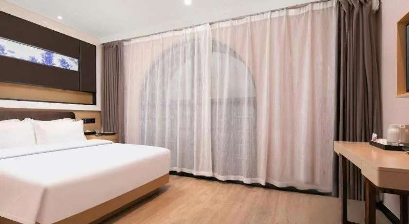 Bed in Lavande Hotel Wuhan Huanghelou Branch