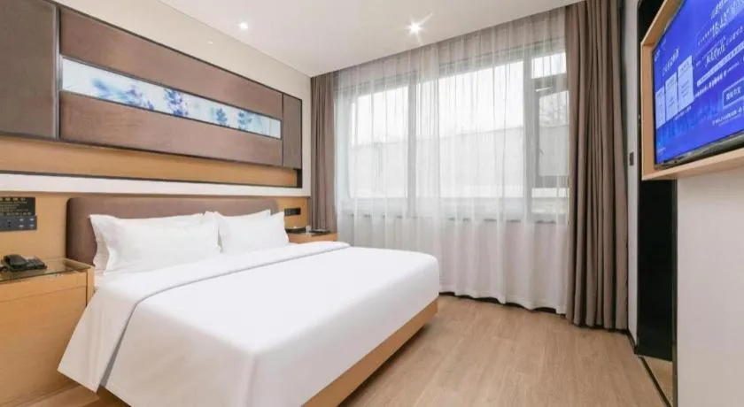 Bed in Lavande Hotel Wuhan Huanghelou Branch