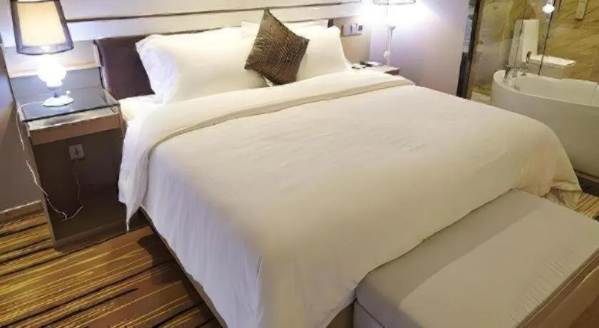 Bed in Lavande Hotel Wuhan Huanghelou Branch
