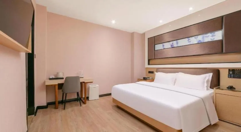 Bed in Lavande Hotel Wuhan Huanghelou Branch