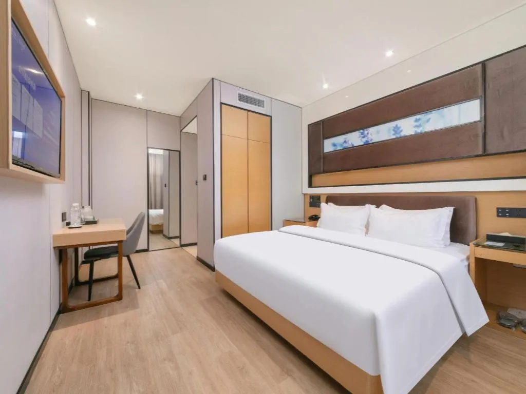 Bed in Lavande Hotel Wuhan Huanghelou Branch