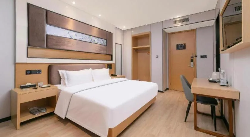 Bed in Lavande Hotel Wuhan Huanghelou Branch