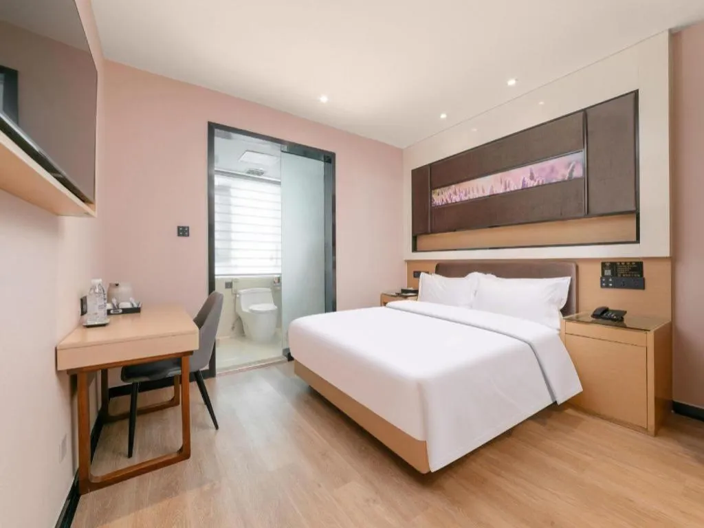 Bed in Lavande Hotel Wuhan Huanghelou Branch