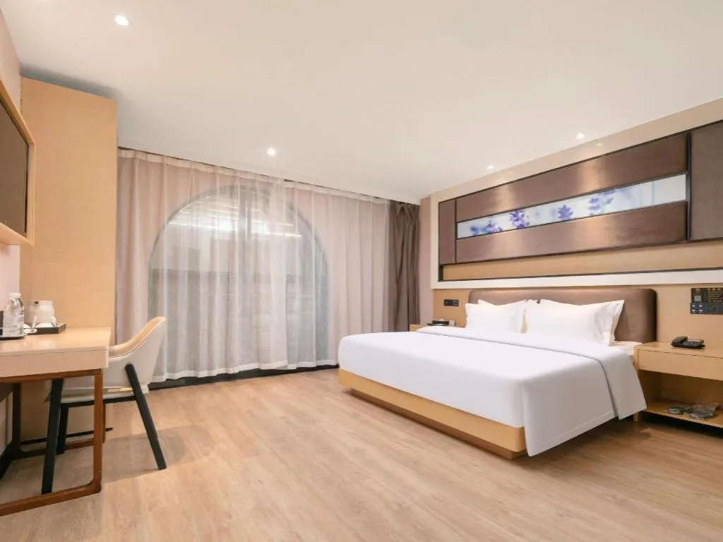 Bed in Lavande Hotel Wuhan Huanghelou Branch