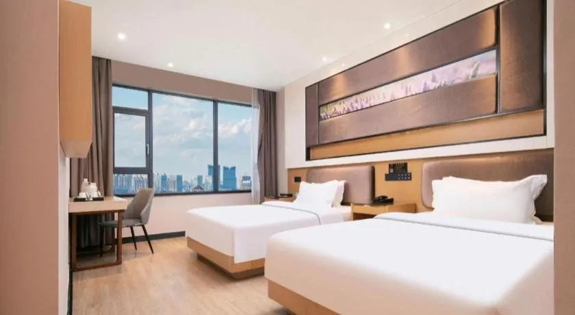 Bed in Lavande Hotel Wuhan Huanghelou Branch
