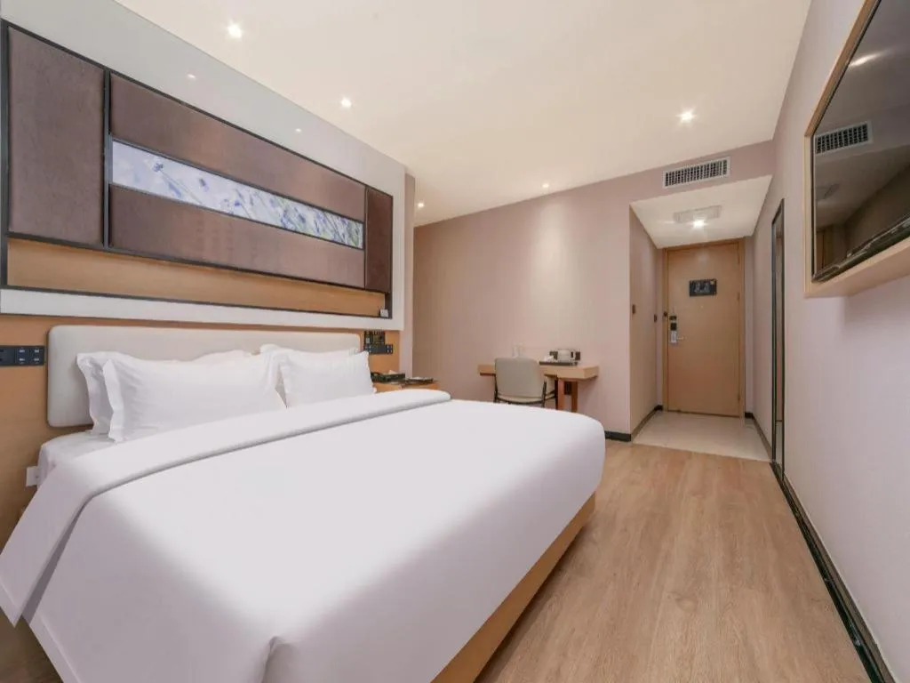 Bed in Lavande Hotel Wuhan Huanghelou Branch