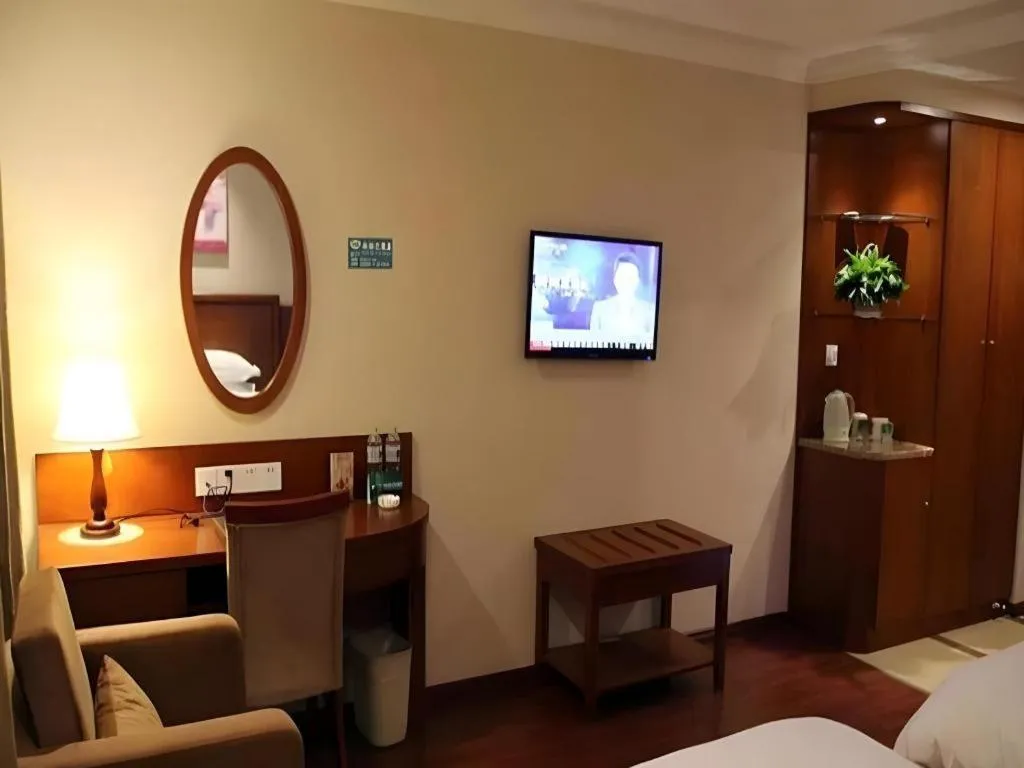 Bed in GreenTree Inn Jiangxi Nanchang XianGYAng Road Lianxi Road Business Hotel