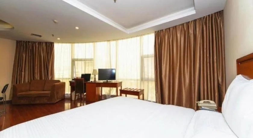 Bed in GreenTree Inn Jiangxi Nanchang XianGYAng Road Lianxi Road Business Hotel
