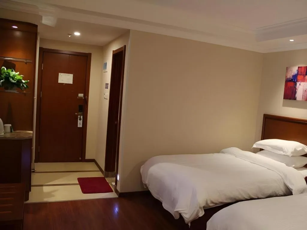 Bed in GreenTree Inn Jiangxi Nanchang XianGYAng Road Lianxi Road Business Hotel