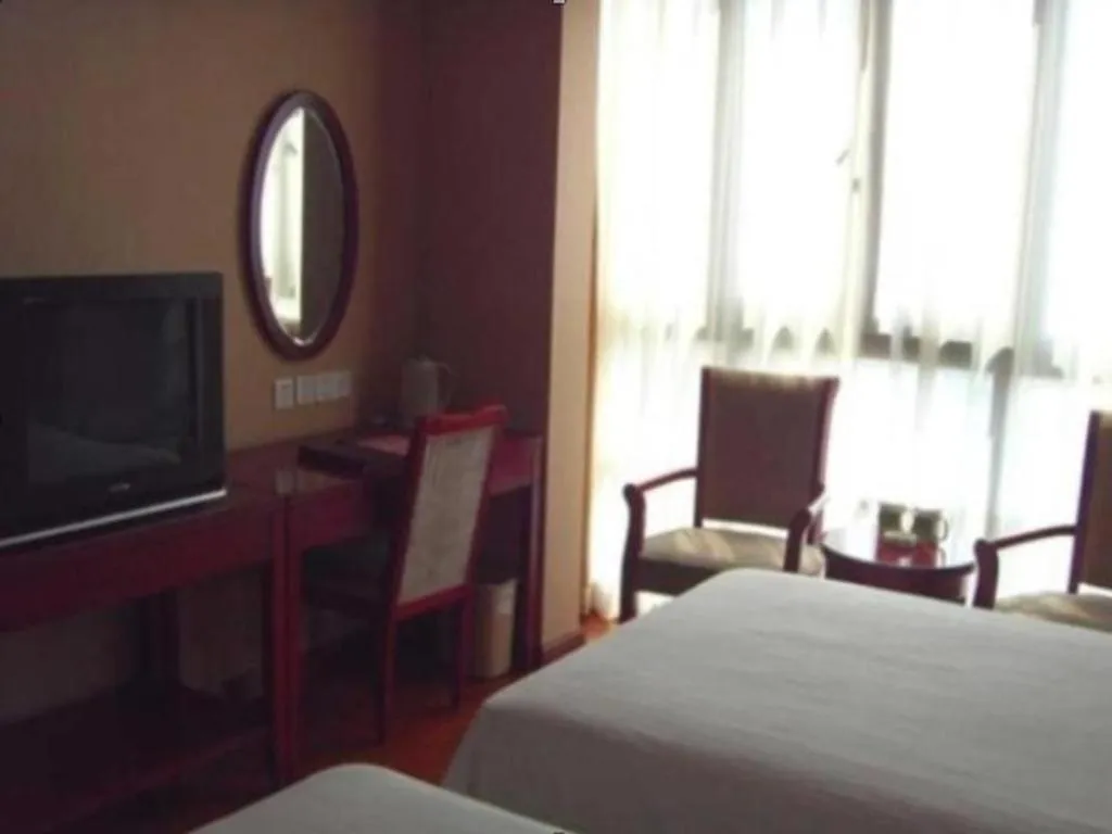Bed in GreenTree Inn Jiangxi Nanchang XianGYAng Road Lianxi Road Business Hotel