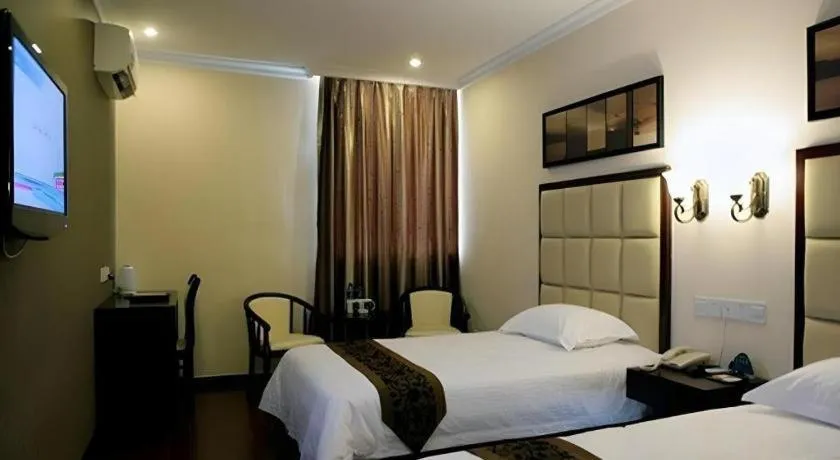 Bed in GreenTree Inn Jiangxi Nanchang XianGYAng Road Lianxi Road Business Hotel