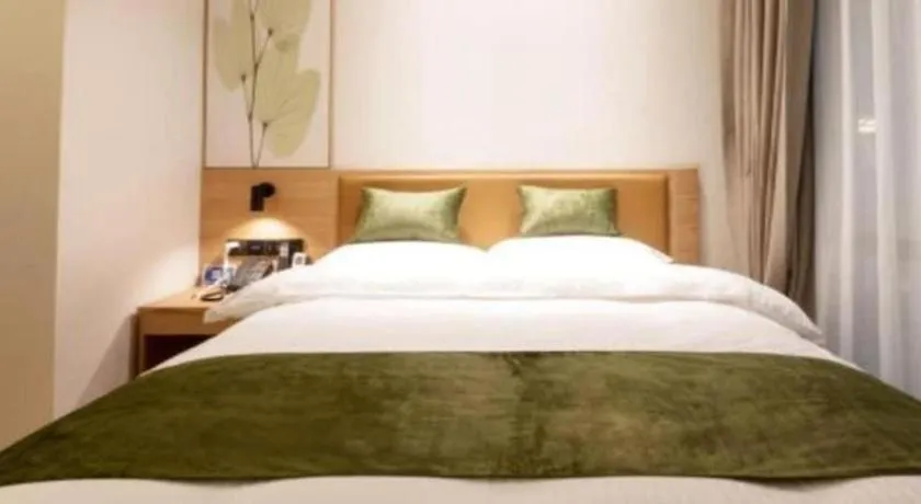 Bed in GreenTree Inn Jiangxi Nanchang XianGYAng Road Lianxi Road Business Hotel