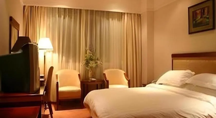 Bed in GreenTree Inn Jiangxi Nanchang XianGYAng Road Lianxi Road Business Hotel