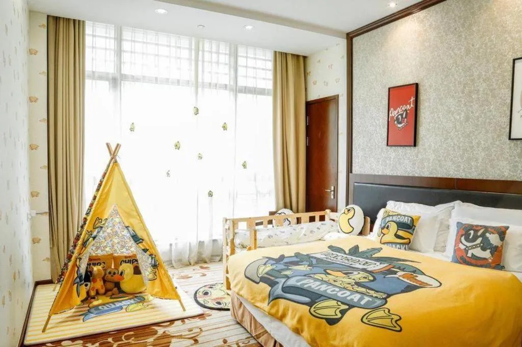 Bed in Hangzhou Xixi Nade Runzeyuan Hotel