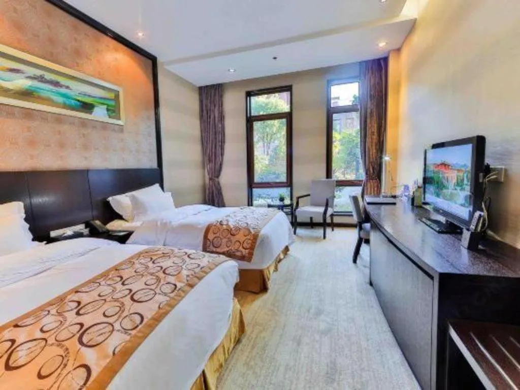 Bed in Hangzhou Xixi Nade Runzeyuan Hotel