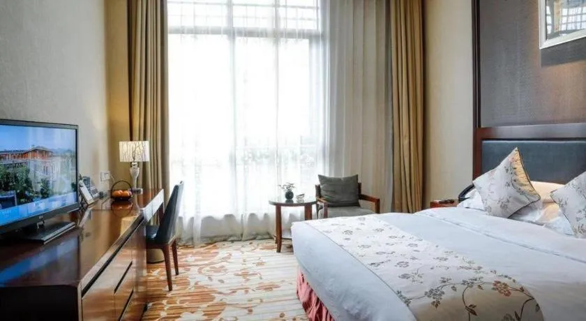 Bed in Hangzhou Xixi Nade Runzeyuan Hotel