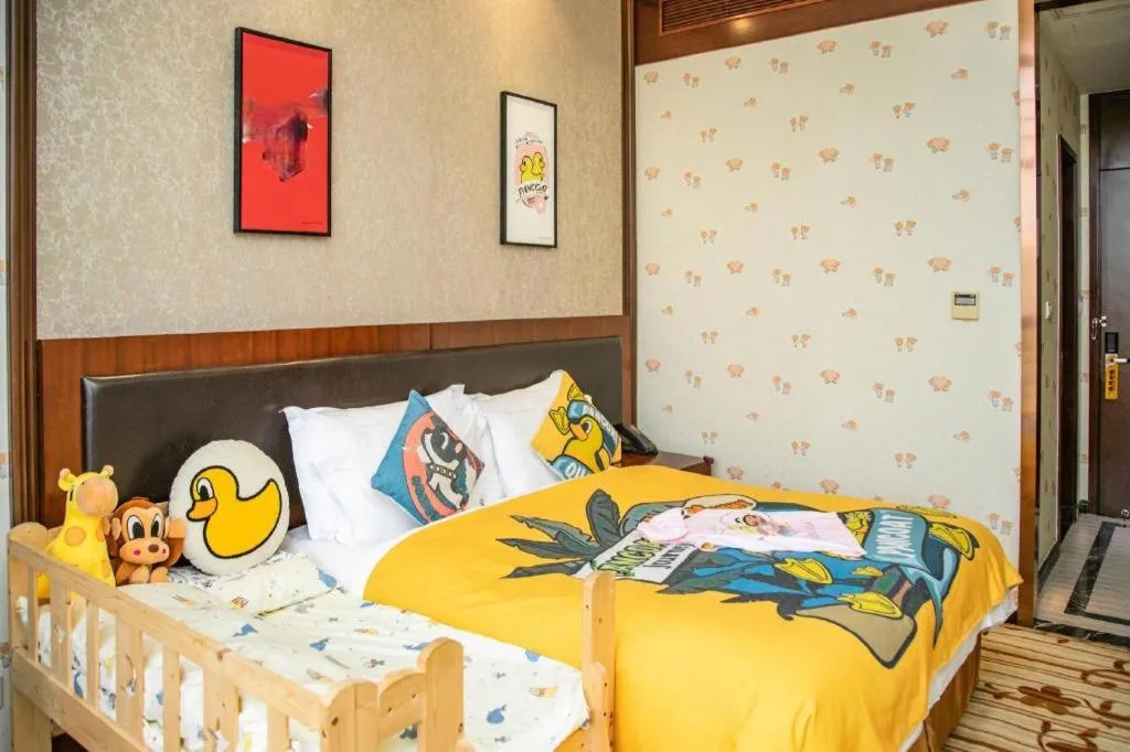 Bed in Hangzhou Xixi Nade Runzeyuan Hotel