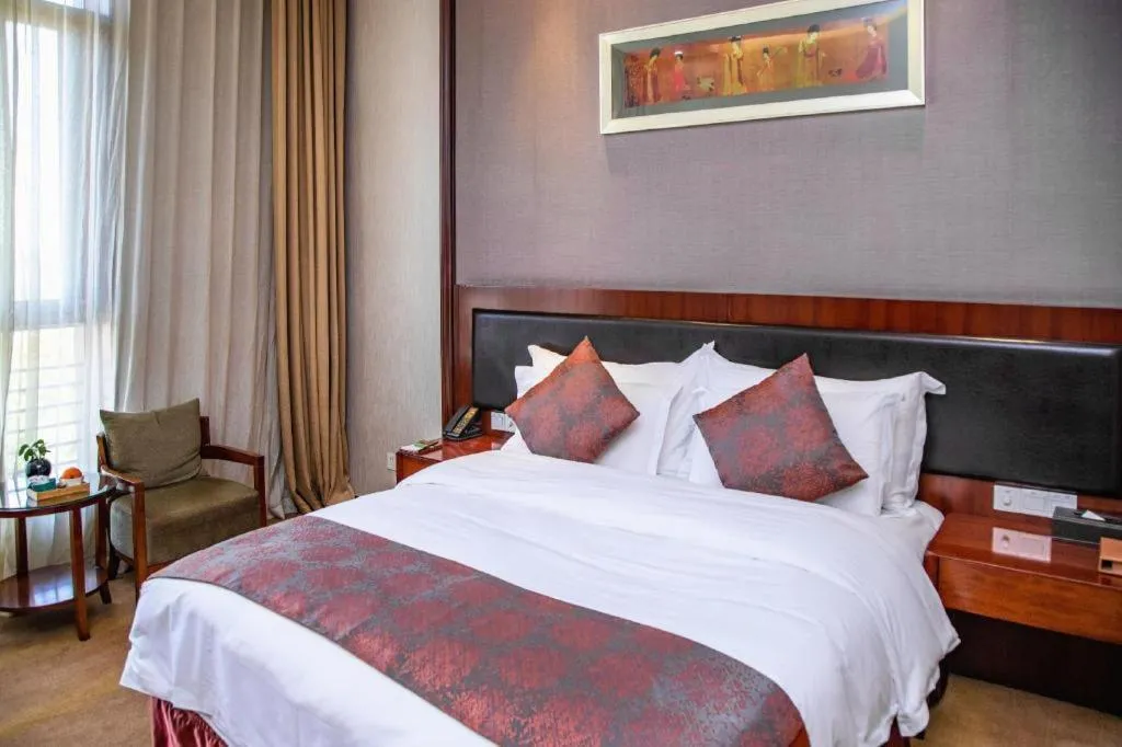 Bed in Hangzhou Xixi Nade Runzeyuan Hotel