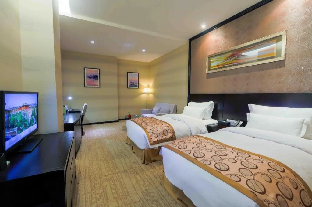 Bed in Hangzhou Xixi Nade Runzeyuan Hotel