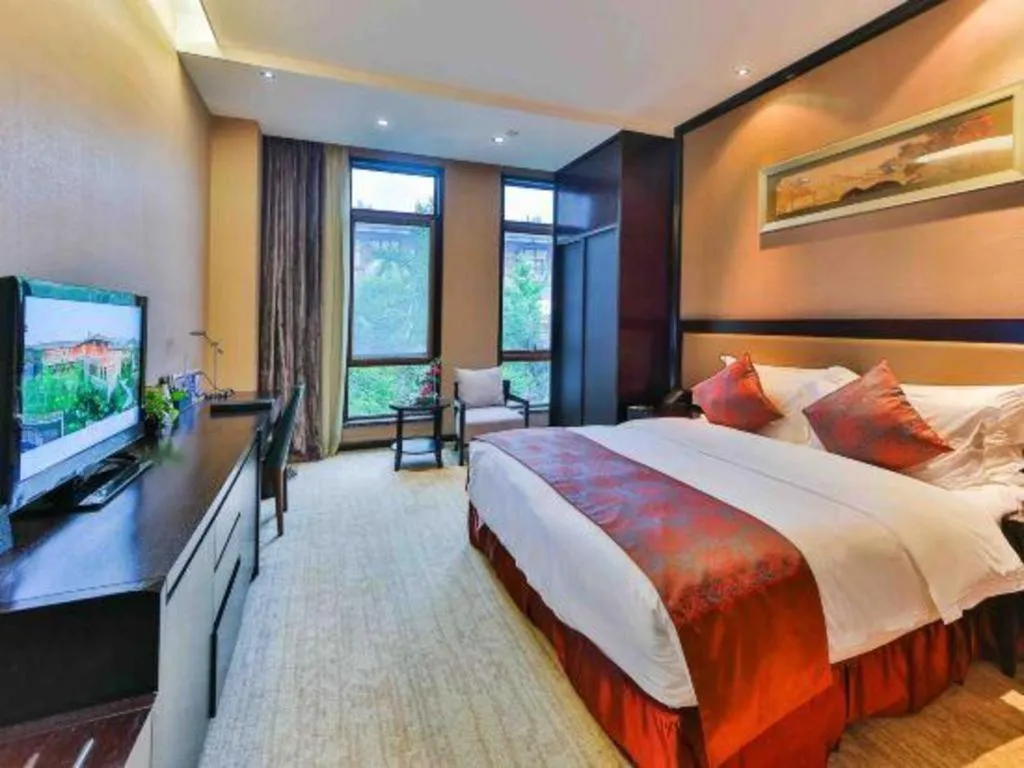 Bed in Hangzhou Xixi Nade Runzeyuan Hotel