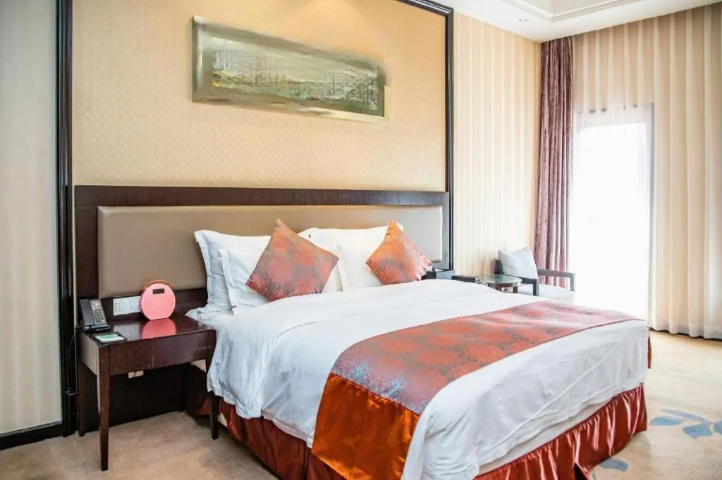 Bed in Hangzhou Xixi Nade Runzeyuan Hotel
