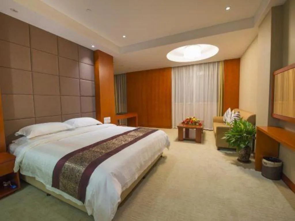 Bed in Sunparkview Hotel Shanghai