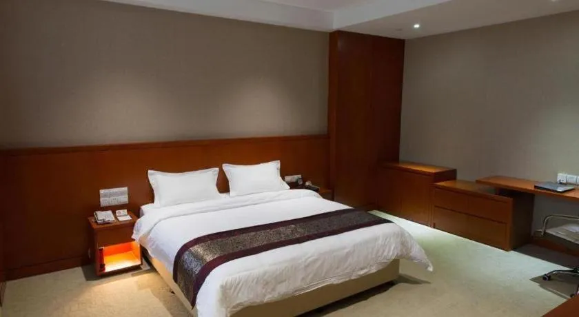 Bed in Sunparkview Hotel Shanghai