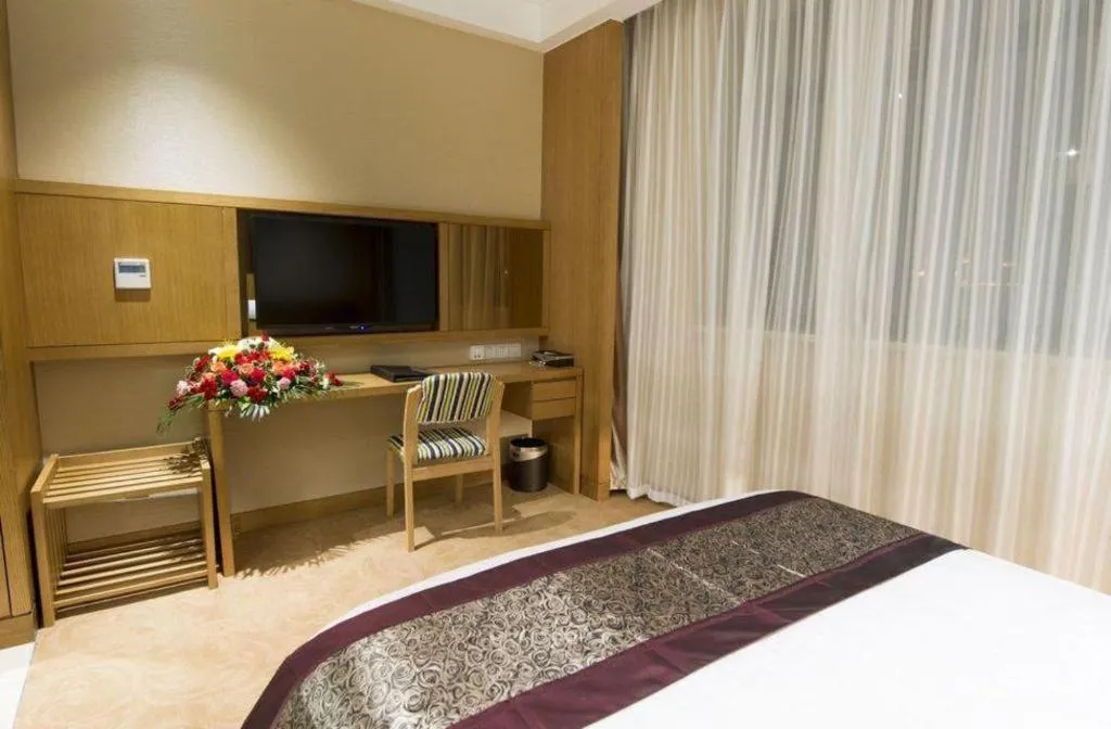 Bed in Sunparkview Hotel Shanghai