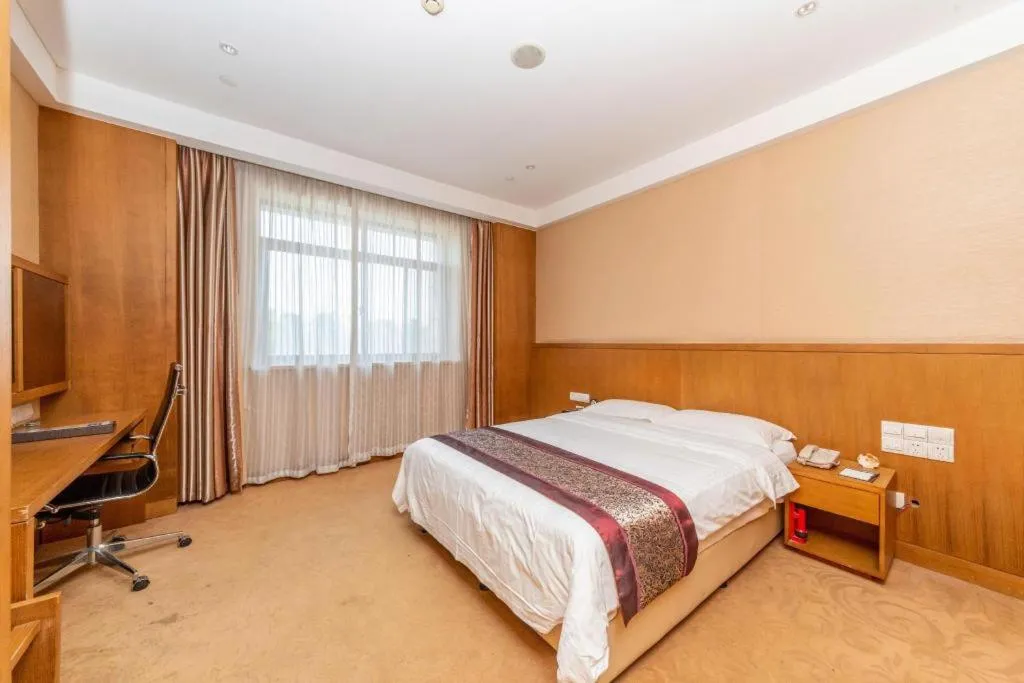 Bed in Sunparkview Hotel Shanghai