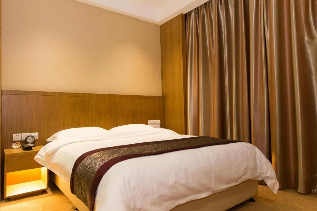 Bed in Sunparkview Hotel Shanghai