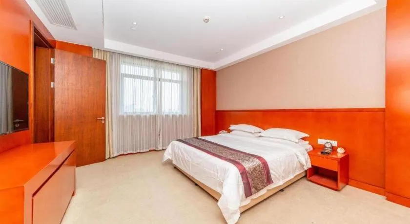 Bed in Sunparkview Hotel Shanghai