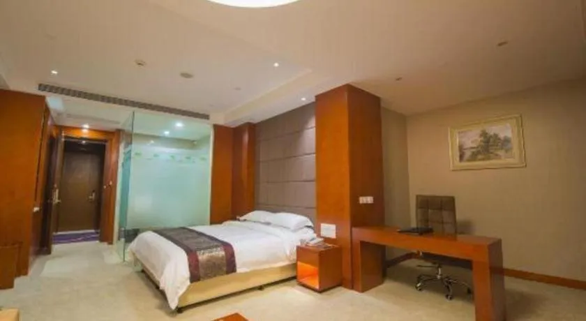 Bed in Sunparkview Hotel Shanghai