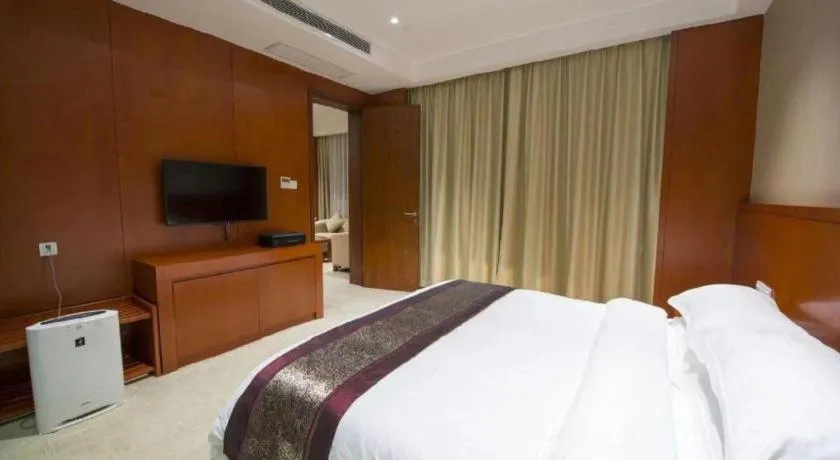 Bed in Sunparkview Hotel Shanghai