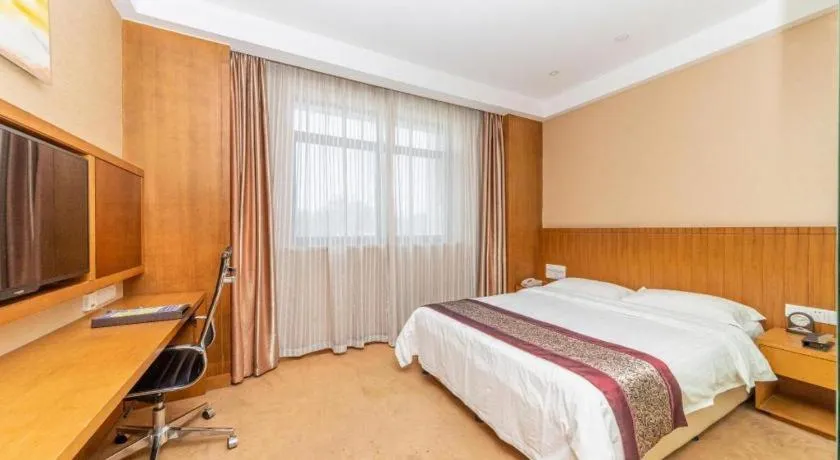 Bed in Sunparkview Hotel Shanghai