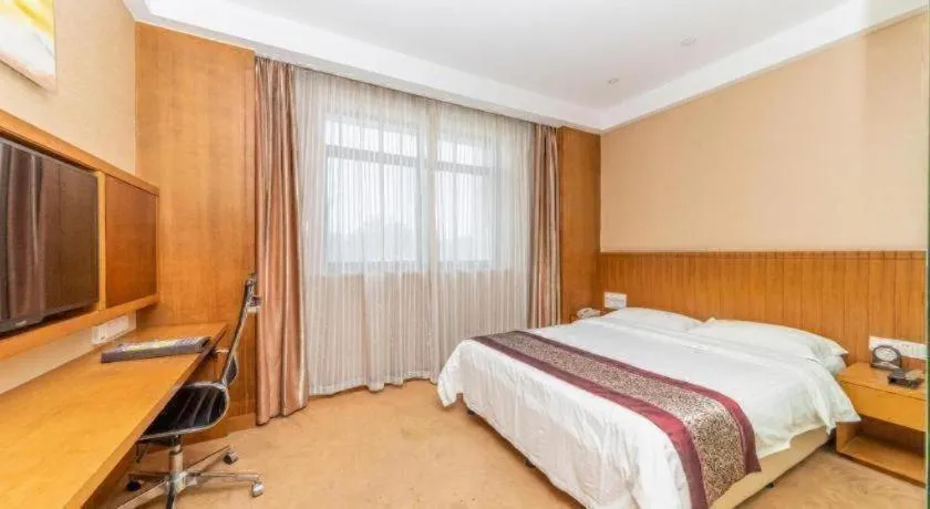 Bed in Sunparkview Hotel Shanghai